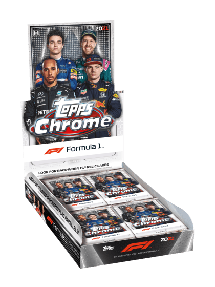 2021 Topps Chrome Formula 1 Racing Hobby Box – Spoiler Diecast