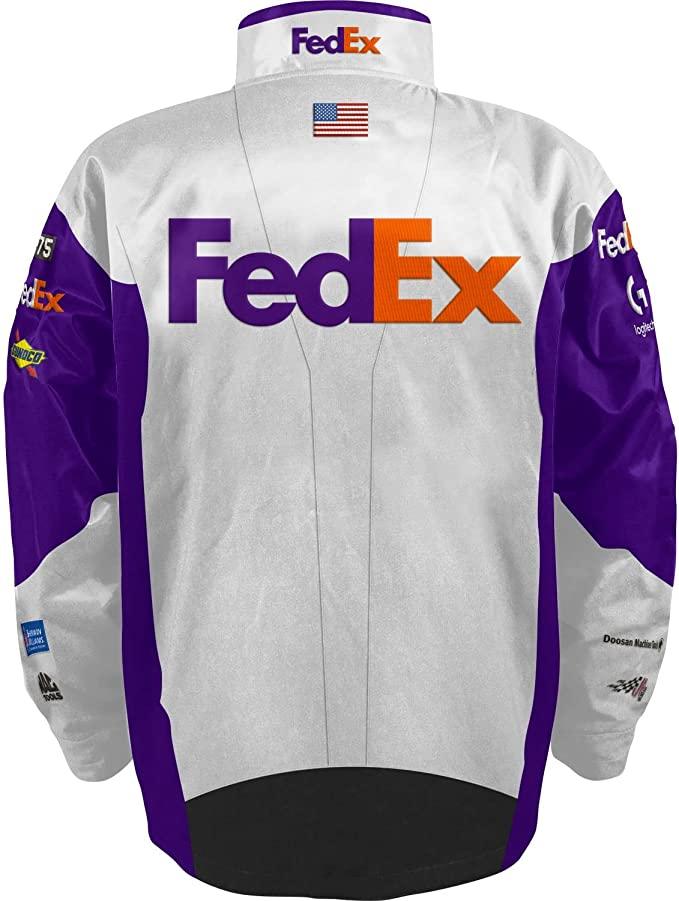 Denny Hamlin 2023 FedEx Adult Nylon Uniform Jacket - Spoiler Diecast