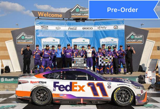Denny Hamlin 2023 FedEx Kansas Race Win 1:64 Diecast *PREORDER* - Spoiler Diecast
