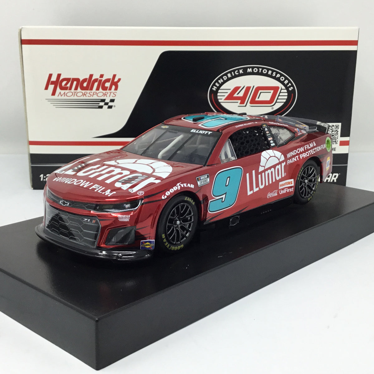 Action 1/24 Chase Elliott 2022 Llumar Next Gen Camaro Chromo - NASCAR Limited Edition 1/108