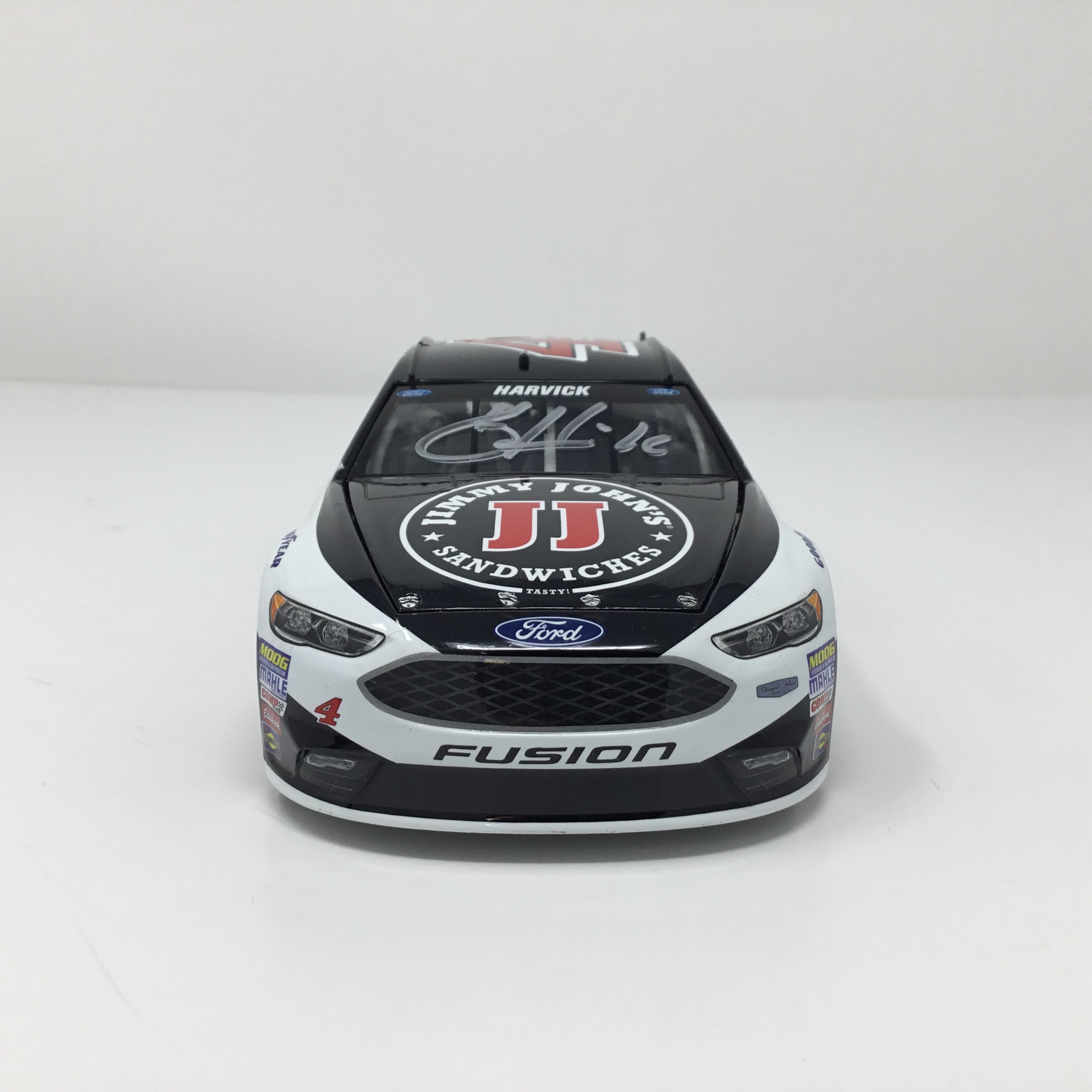 Kevin Harvick 2017 Jimmy John's Autographed 124 Diecast Spoiler Diecast