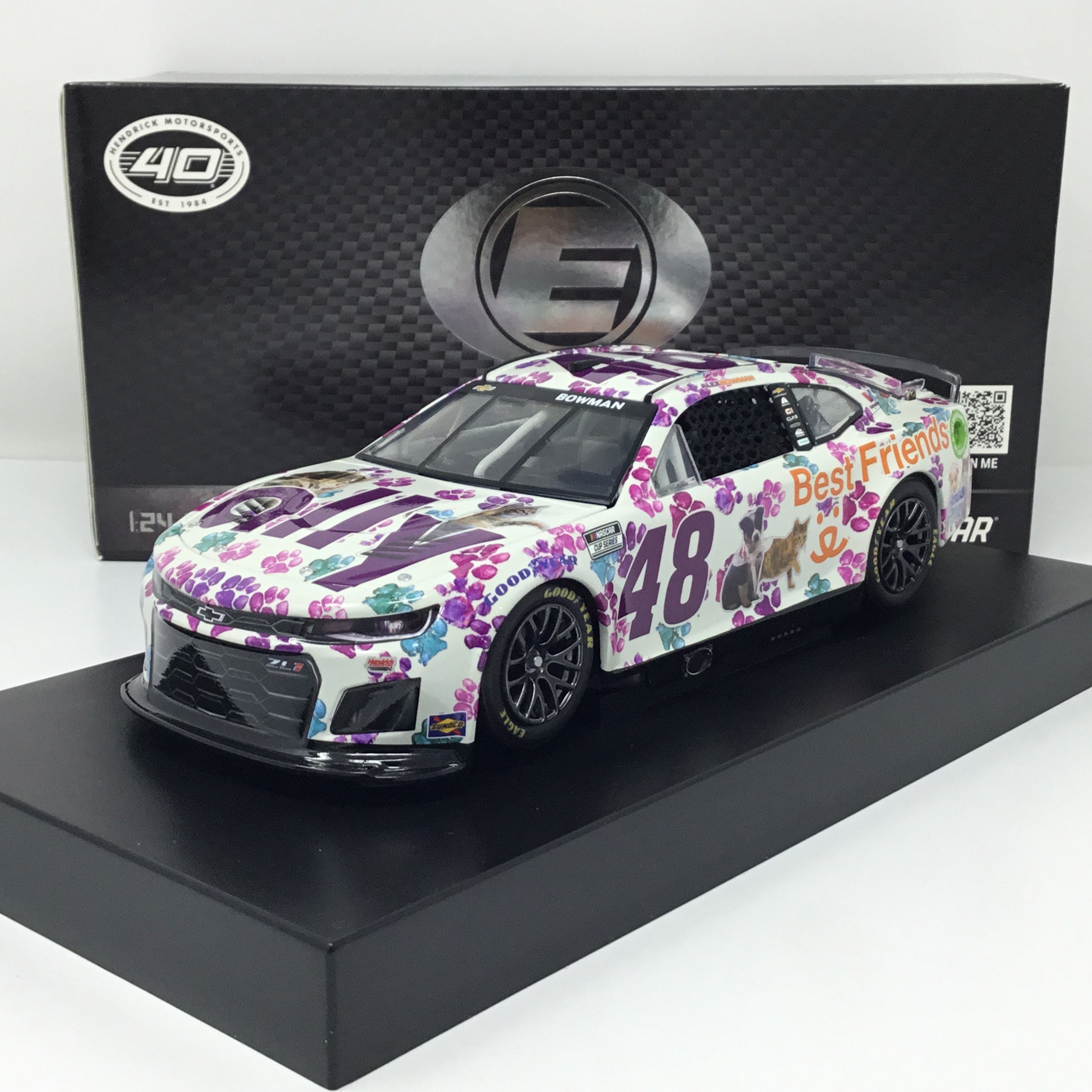 Alex Bowman 2024 Ally Best Friends 124 Elite Diecast Spoiler Diecast