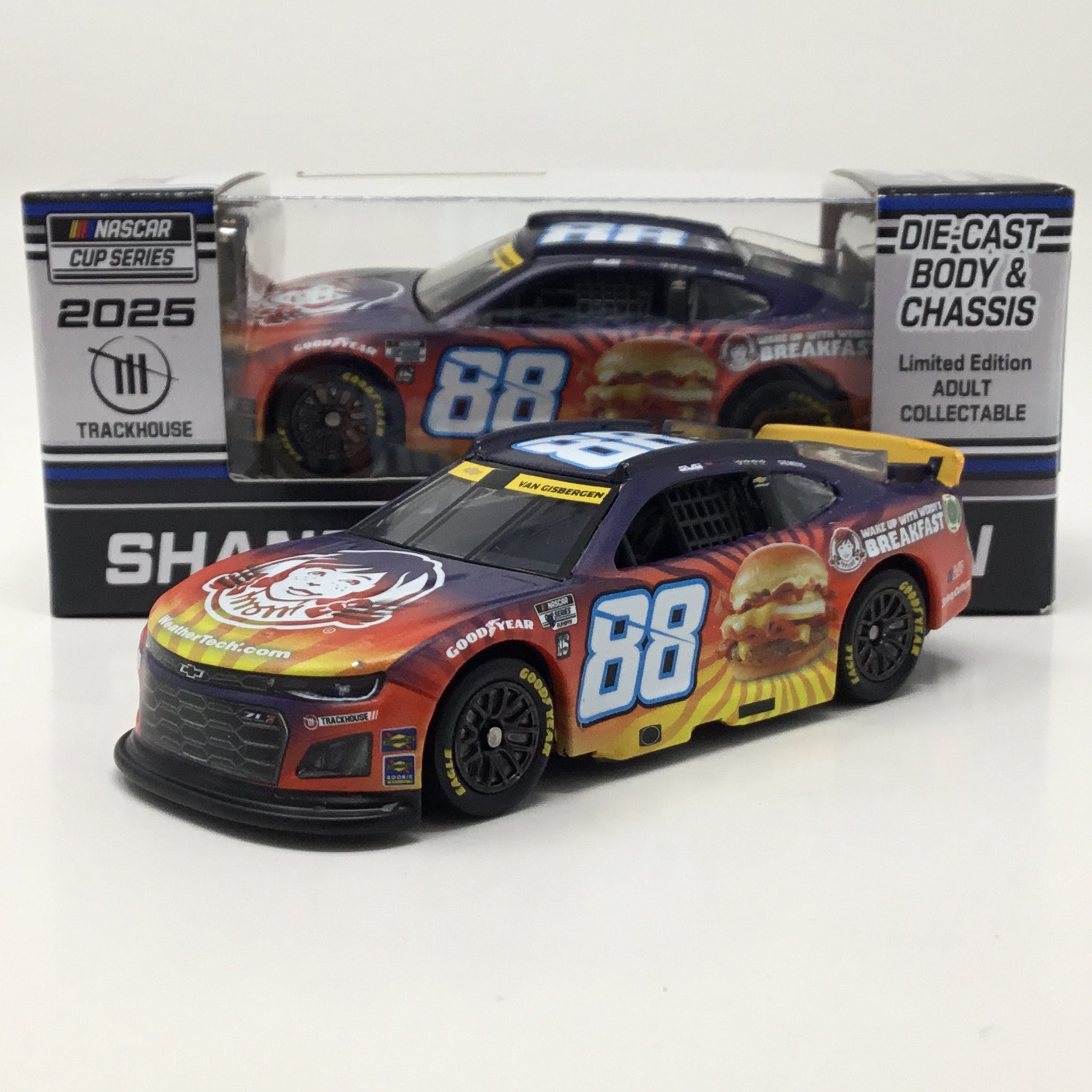 Shane Van Gisbergen 2025 Wendy's Breakfast Baconator 1:64 Diecast