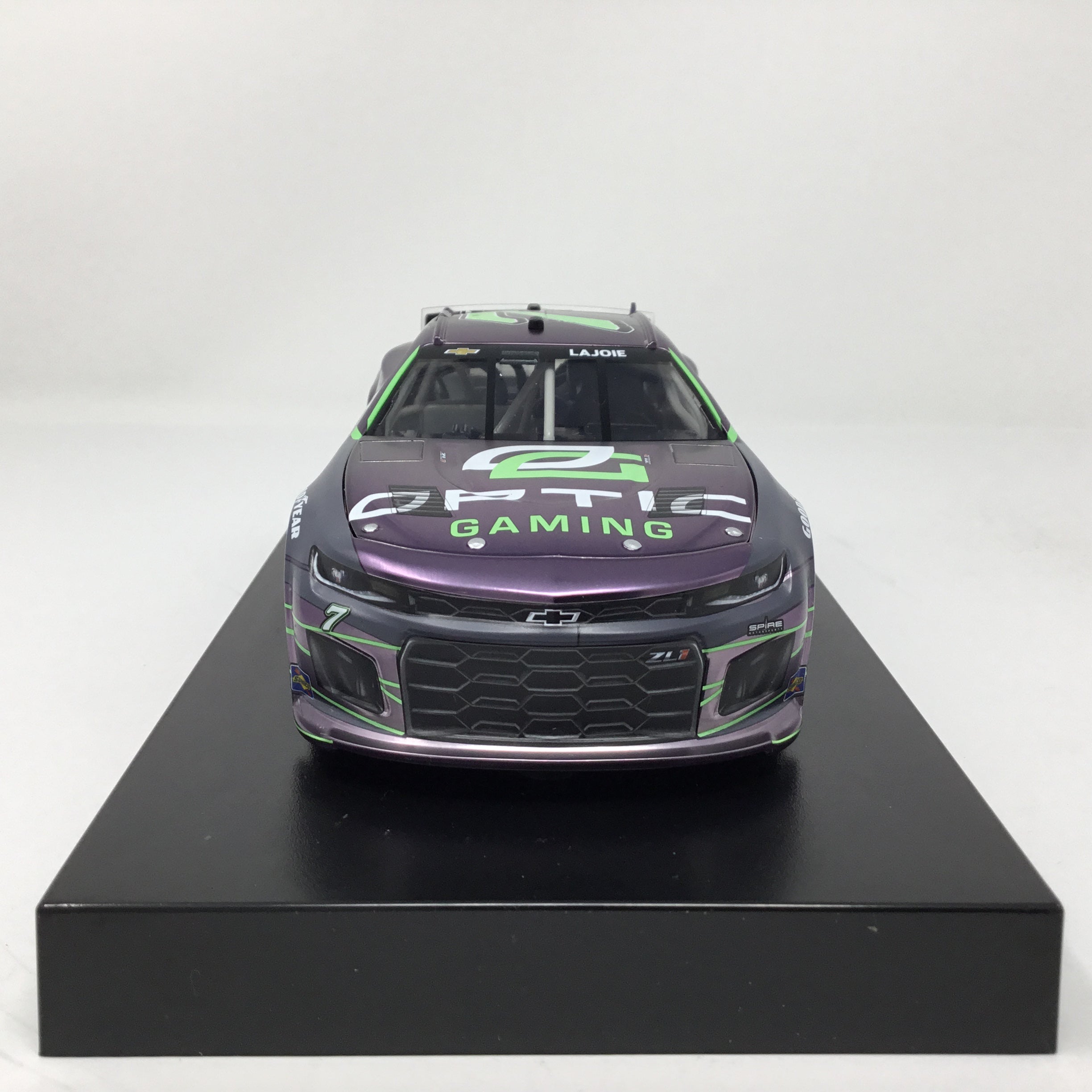 Corey LaJoie 2022 OpTic Gaming Color Chrome 124 Diecast Spoiler Diecast