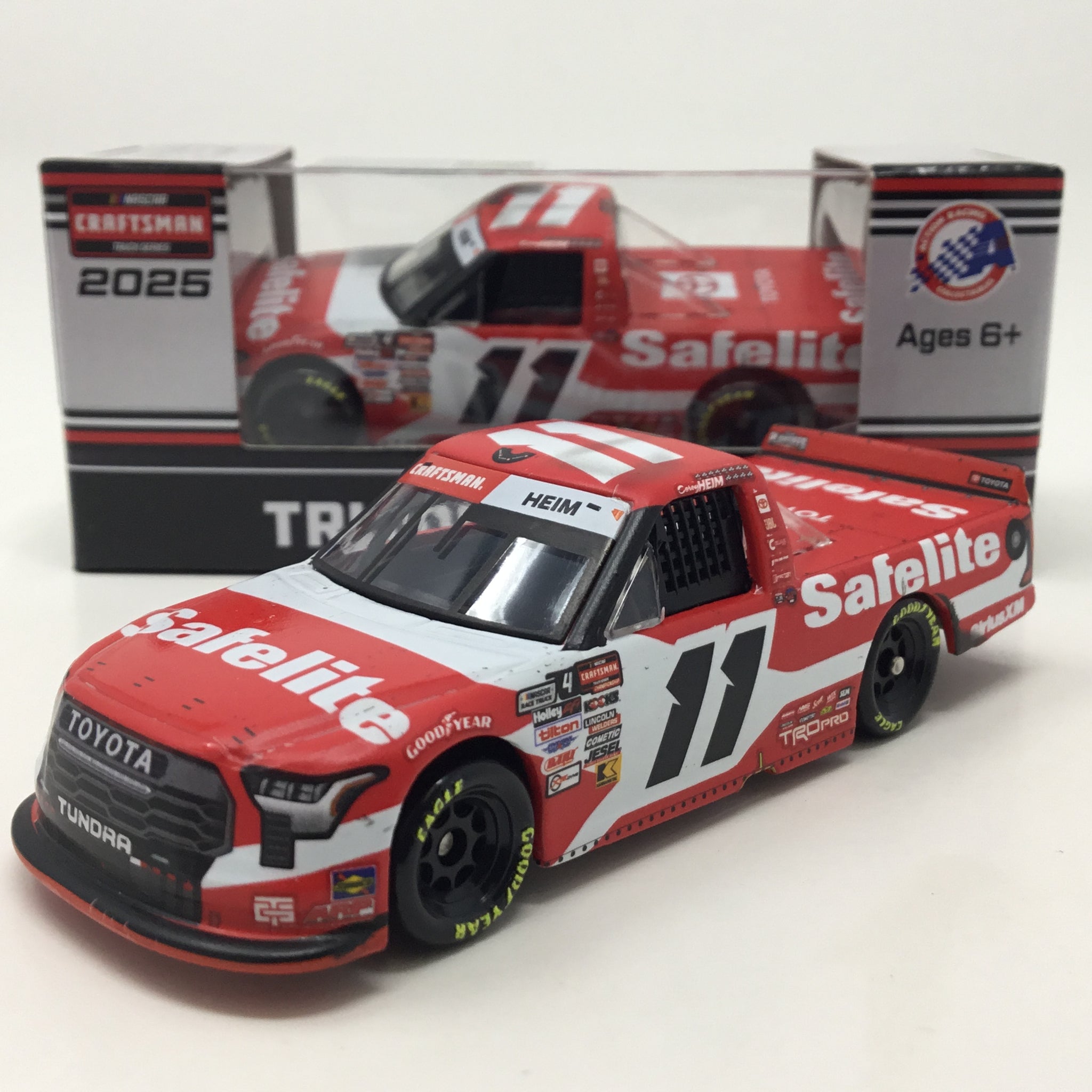 Corey Heim 2025 Safelite Phoenix Race Win 1:64 Diecast – Spoiler