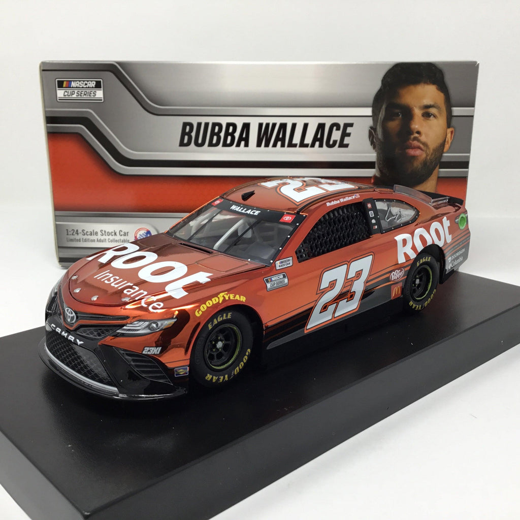 Bubba Wallace 2021 Root Insurance Color Chrome 1:24 Diecast - Spoiler Diecast