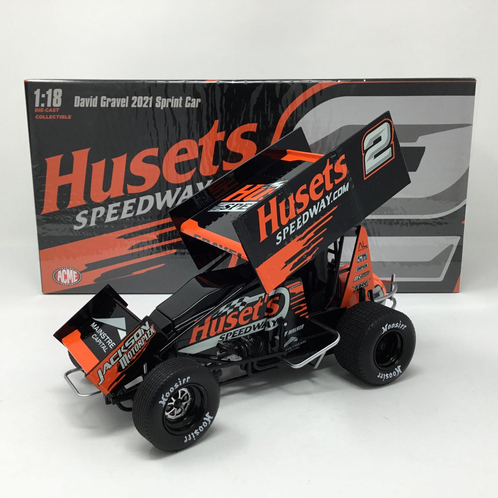 David Gravel 2021 Hussets Speedway Sprint Car 1:18 Diecast - Spoiler Diecast