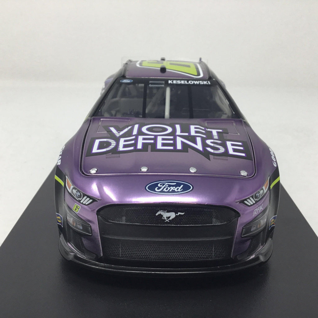 Brad Keselowski 2022 Violet Defense Color Chrome 1:24 Diecast - Spoiler Diecast