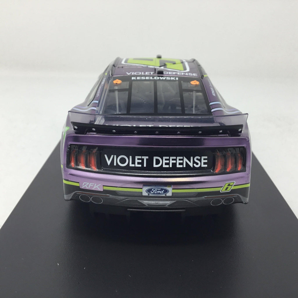 Brad Keselowski 2022 Violet Defense Color Chrome 1:24 Diecast - Spoiler Diecast