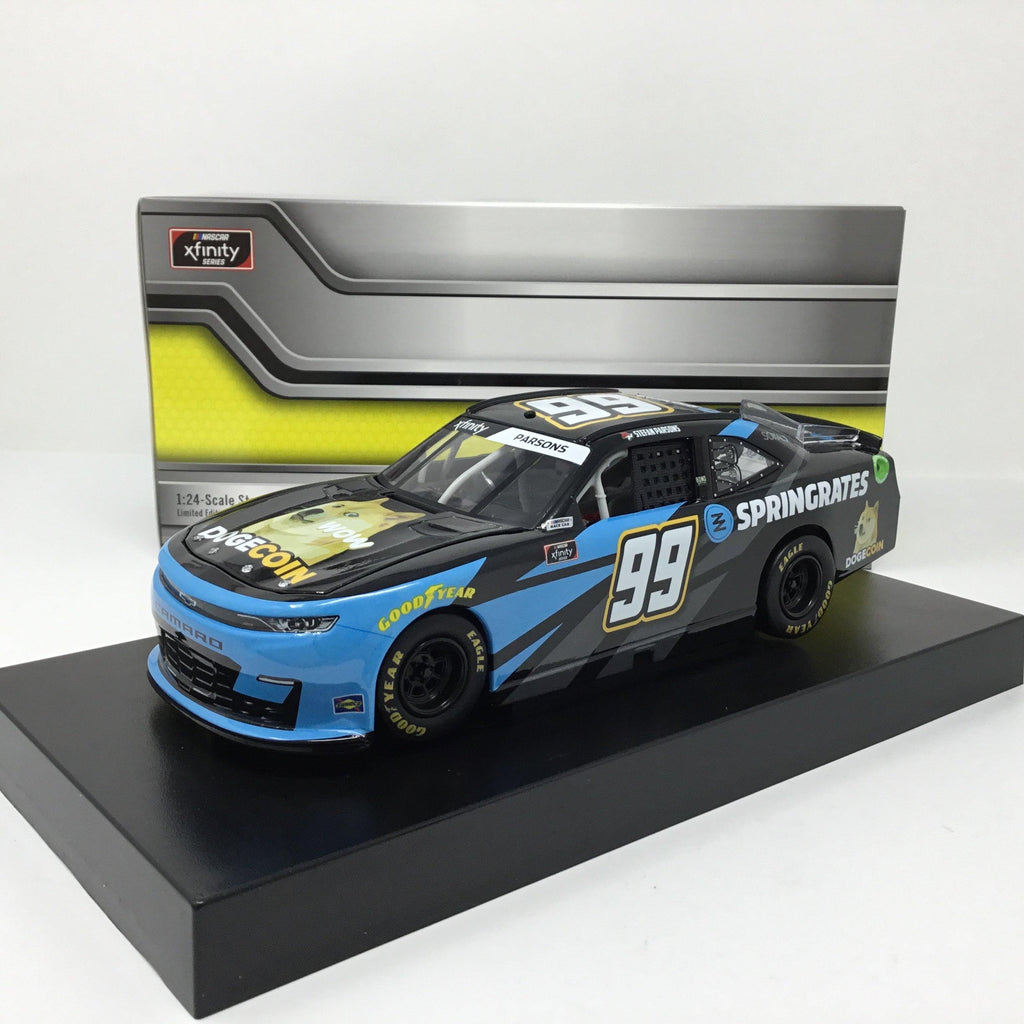 Stefan Parsons 2021 Dogecoin 1:24 Diecast - Spoiler Diecast