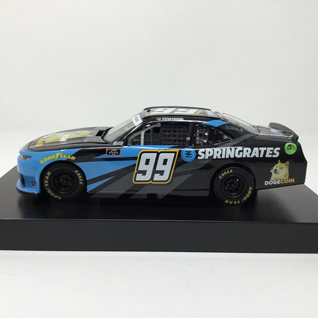 Stefan Parsons 2021 Dogecoin 1:24 Diecast - Spoiler Diecast
