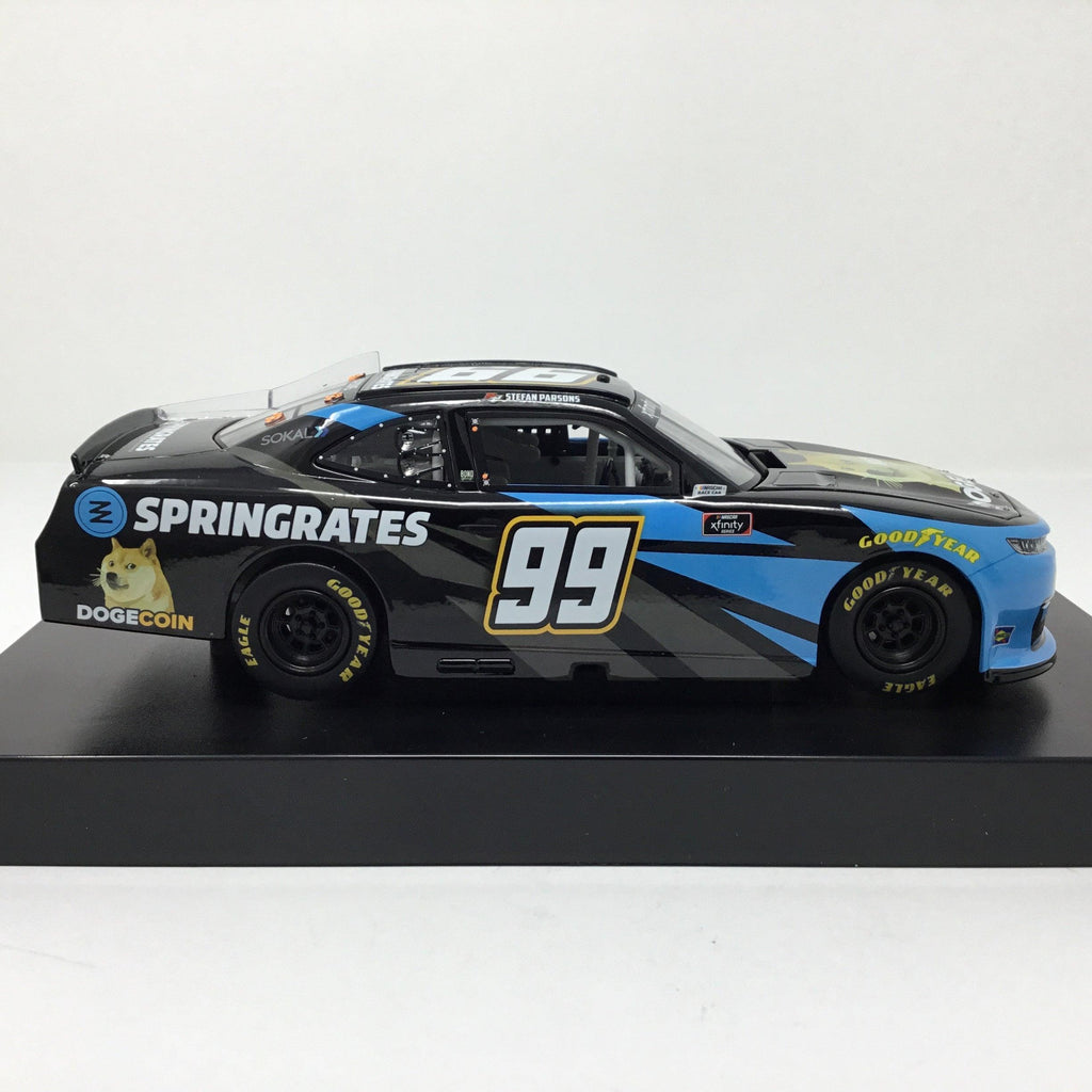 Stefan Parsons 2021 Dogecoin 1:24 Diecast - Spoiler Diecast