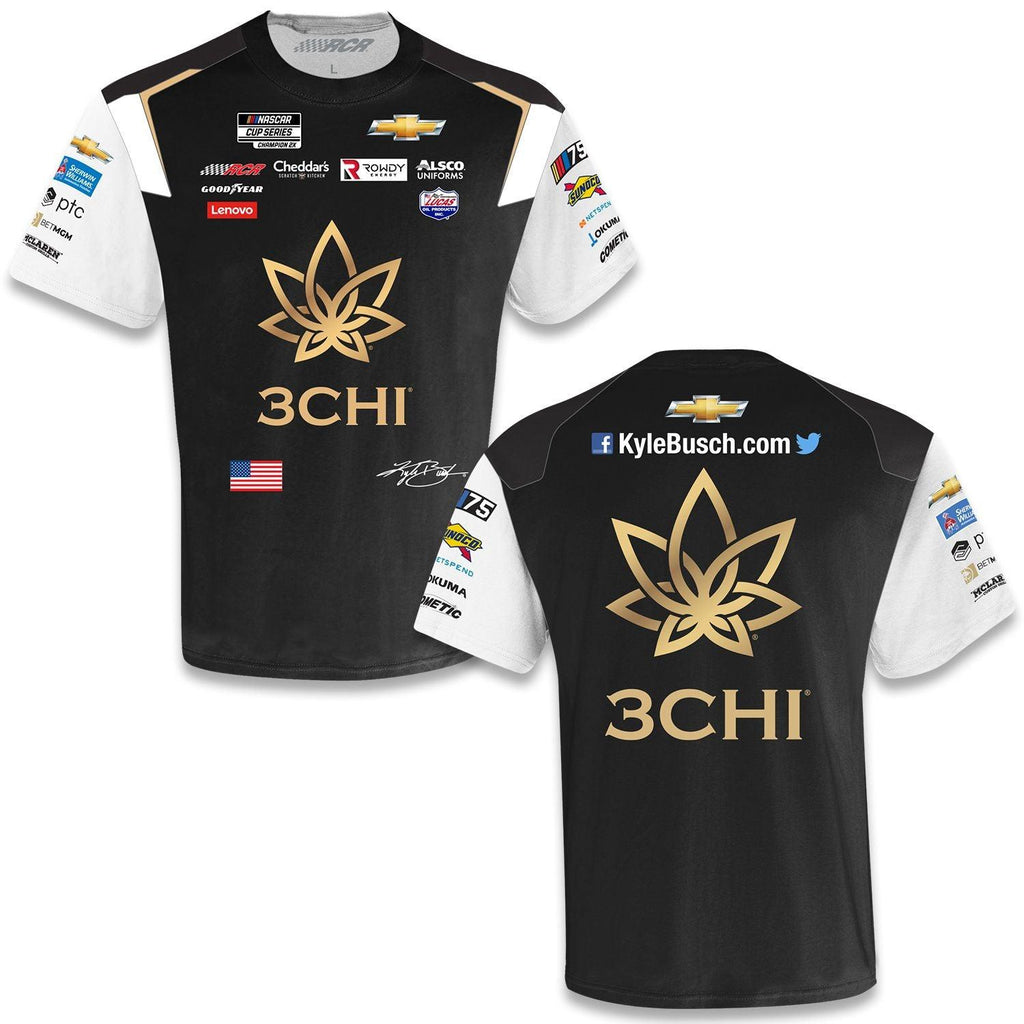 Kyle Busch 2023 3CHI Sublimated Uniform Pit Crew T-Shirt - Spoiler Diecast