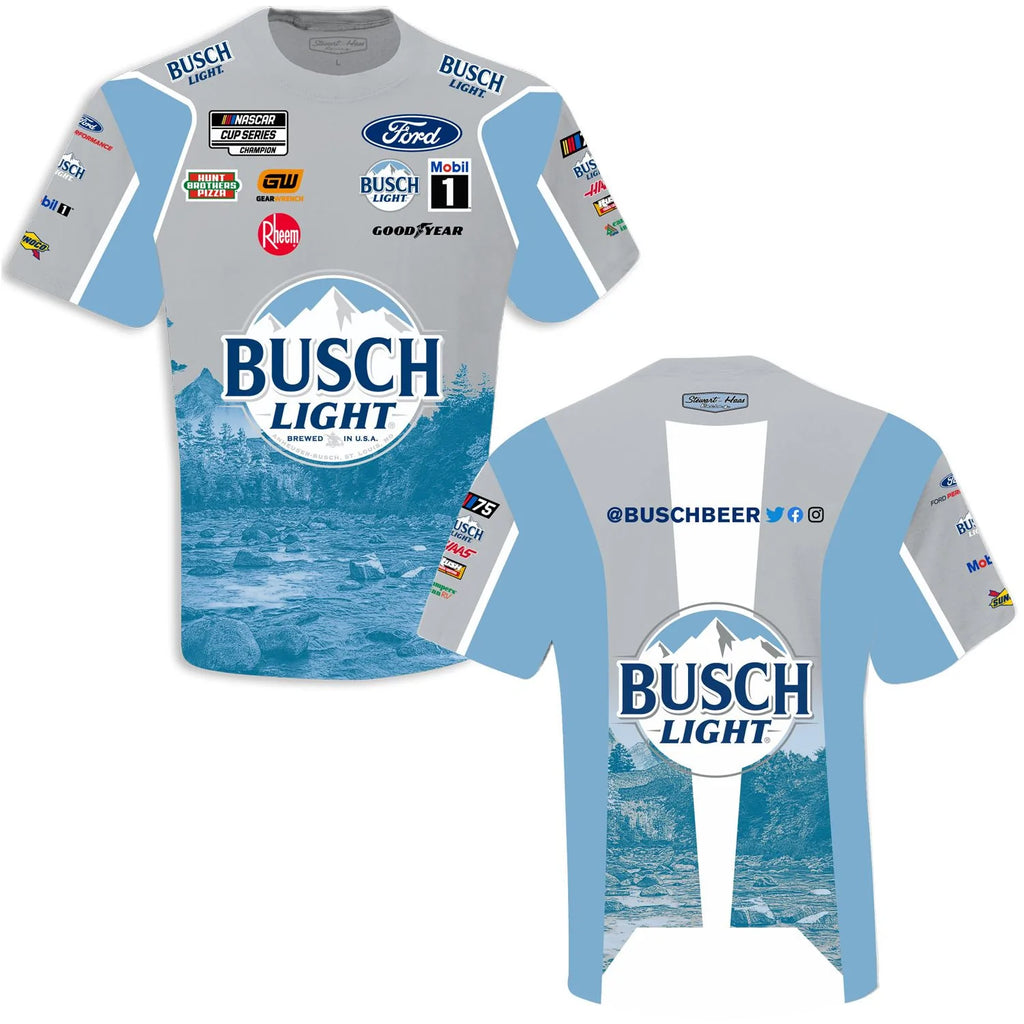 Kevin Harvick 2023 Busch Light Sublimated Uniform Pit Crew T-Shirt - Spoiler Diecast