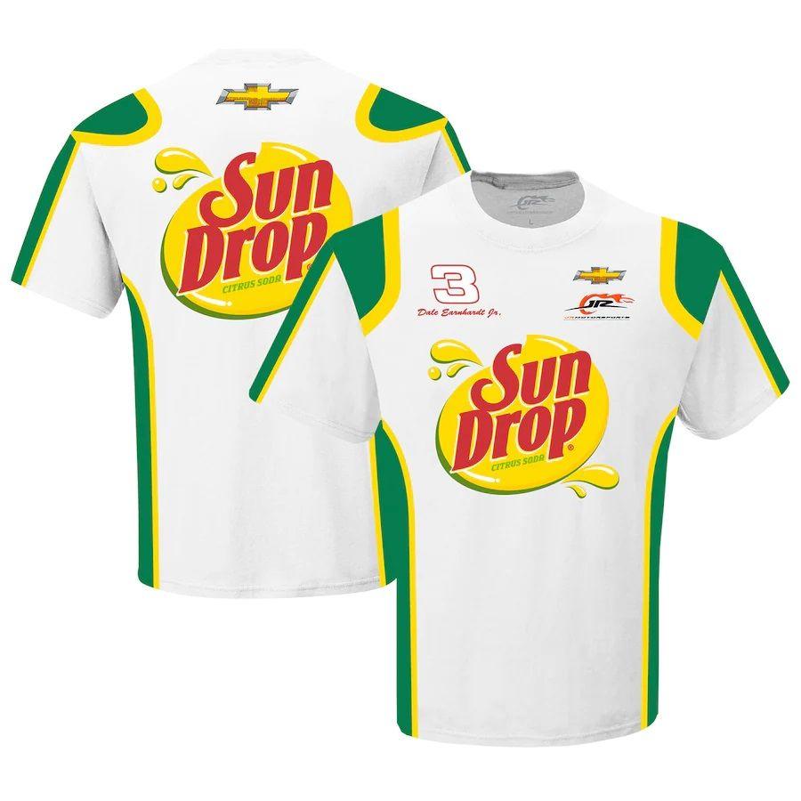 Dale Earnhardt Jr. 2023 Sun Drop Sublimated Uniform Pit Crew T-Shirt - Spoiler Diecast